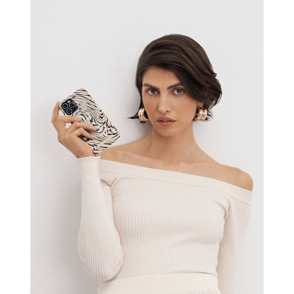 Printed Case iPhone 13 Pro Hypnotic Zebra