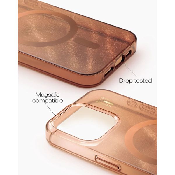 Clear Case MagSafe iPhone 14 Pro Max Mocha Mousse Brun