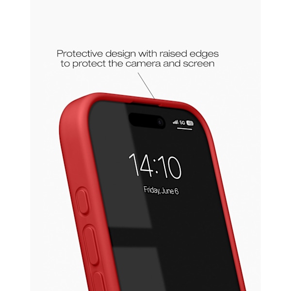 Silicone Case MagSafe iPhone 16 Red