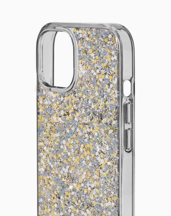 Clear Case iPhone 15 Plus Glam Gold
