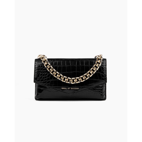 Tulip Chain Tote Neo Noir Croco