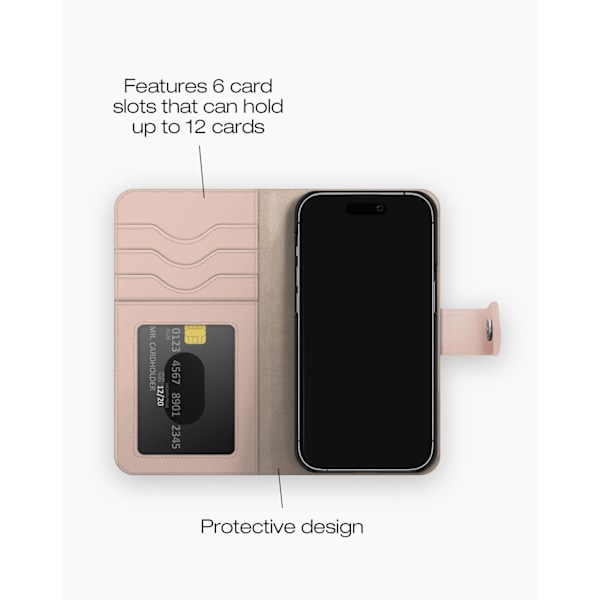 Magnet Wallet+ iPhone 15 Plus Pink Rosa