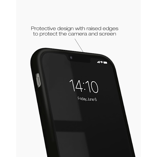 Silicone Case iPhone 12 / 12 Pro Black Black