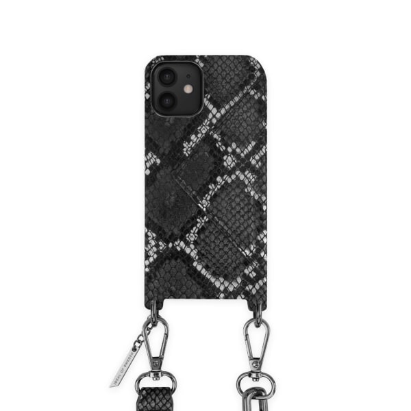 Statement Necklace Case iPhone 12/12P Blk Sil S