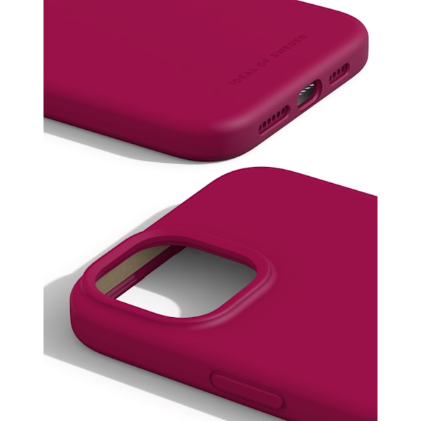 Silicone Case MagSafe iPhone 15 Plus Magenta