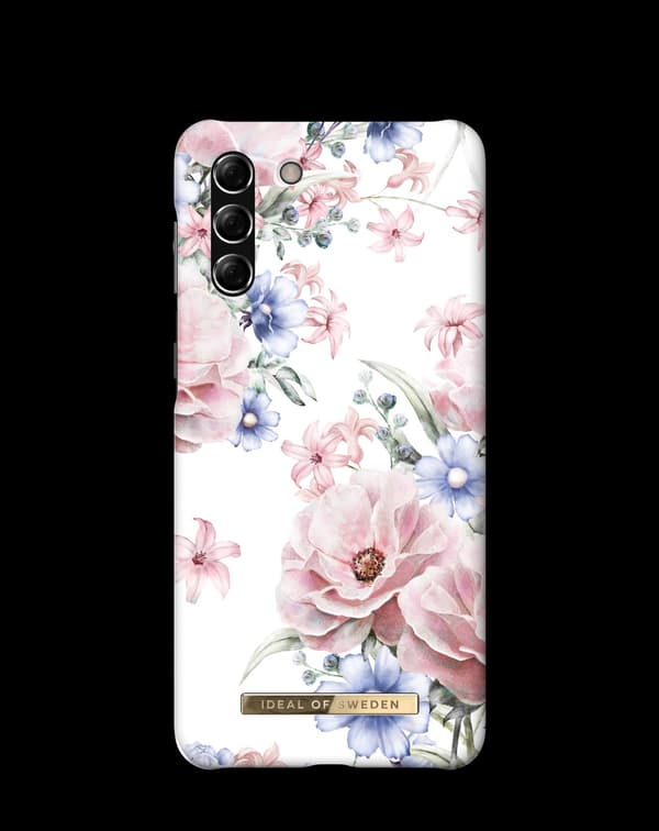 Printed Case Galaxy S21 Plus Floral Romance White