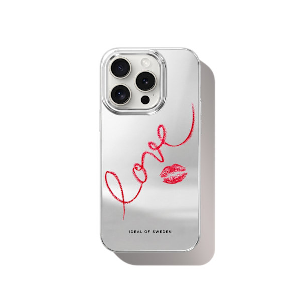 Mirror Case iPhone 15 Pro Mirror Love Edition Red