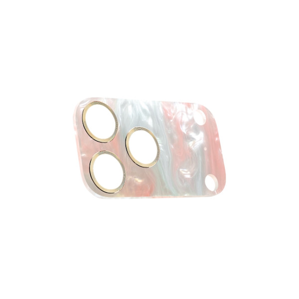 Camera Lens Protector 3D iPhone 17 Pro Max Marble Light Pink Rosa