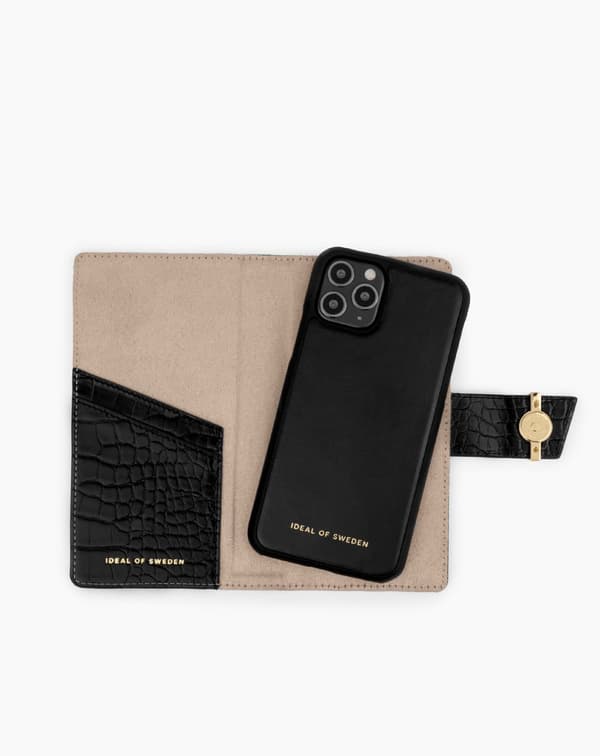 Cora Phone Wallet Galaxy S22 Plus Jet Black Croco Black