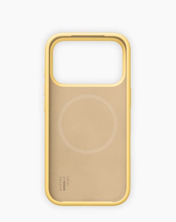 Silicone Case MagSafe iPhone 17 Pro Max Soft Lemon Yellow