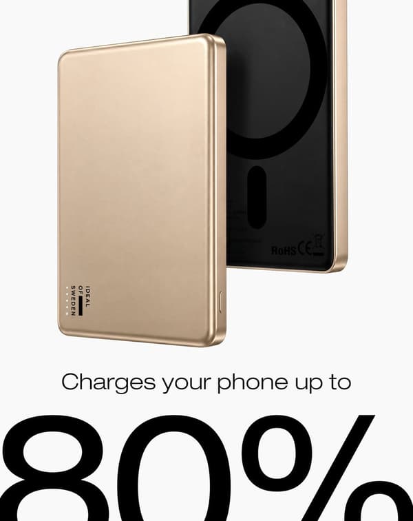 Slim Powerbank MagSafe 5000 mAh Gold