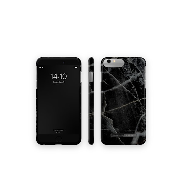 Printed Case iPhone 8 / 7 / 6 / 6S Plus Black Thunder Marble