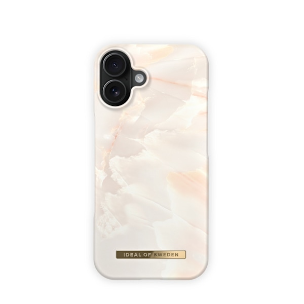 Printed Case MagSafe iPhone 16 Plus Rose Pearl Marble
