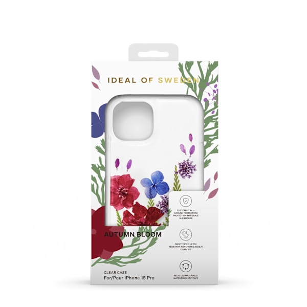 Clear Case iPhone 15 Pro Autumn Bloom Transparent