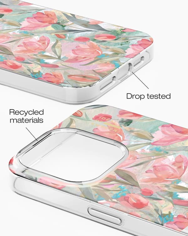 Clear Case iPhone 15 Pro Max Tulip Bloom