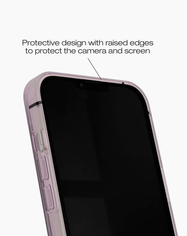 Clear Case iPhone 13 / 14 Light Pink Pink