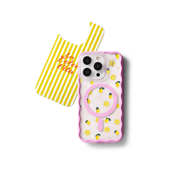 Print Pack iPhone 12 Pro Max / 13 Pro Max / 14 Pro Max / 15 Pro Max / 16 Pro Max Limone Yellow