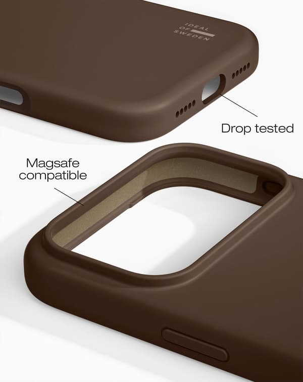 Silicone Case MagSafe iPhone 17 Pro Max Mocha Mousse Brun