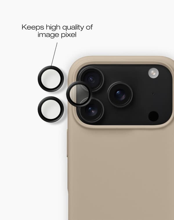 Individual Camera Lens Protector Kit iPhone 17 Pro / 17 Pro Max Svart