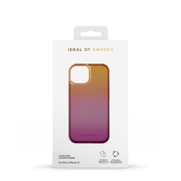 Clear Case iPhone 15 Vibrant Ombre