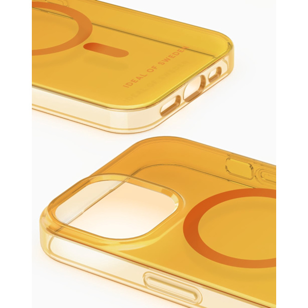 Clear Case MagSafe iPhone 15 Plus Orange Spritz Orange