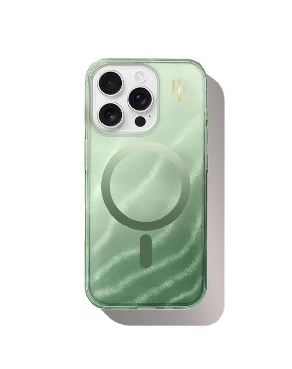 Clear Case MagSafe iPhone 16 Pro Max Sage Green