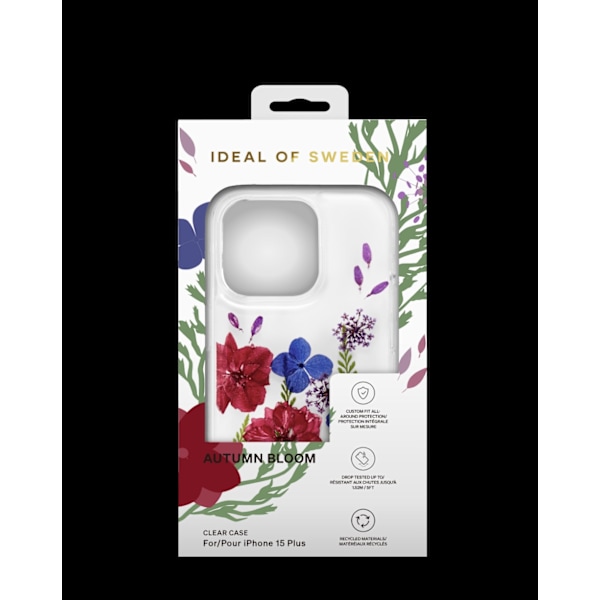 Clear Case iPhone 15 Plus Autumn Bloom Transparent