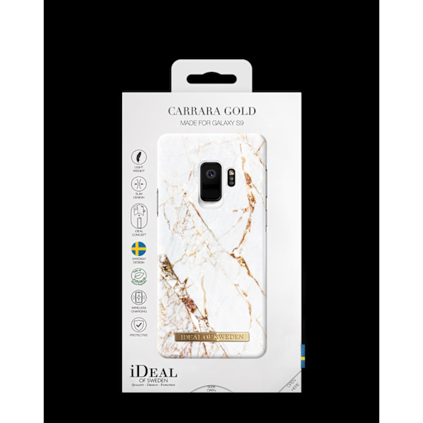 Printed Case Galaxy S9 Carrara Gold