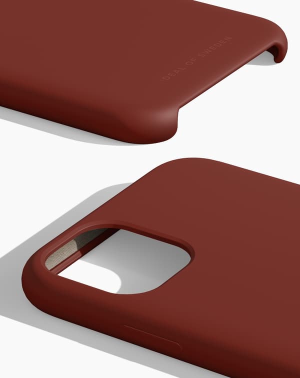 Silicone Case iPhone 11 / XR Dark Amber Brown