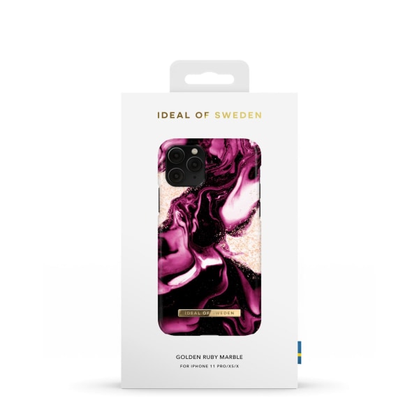 Fashion Case iPhone 11P/XS/X Golden Ruby
