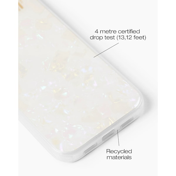 Pearlised Case iPhone 12 / 12 Pro White White