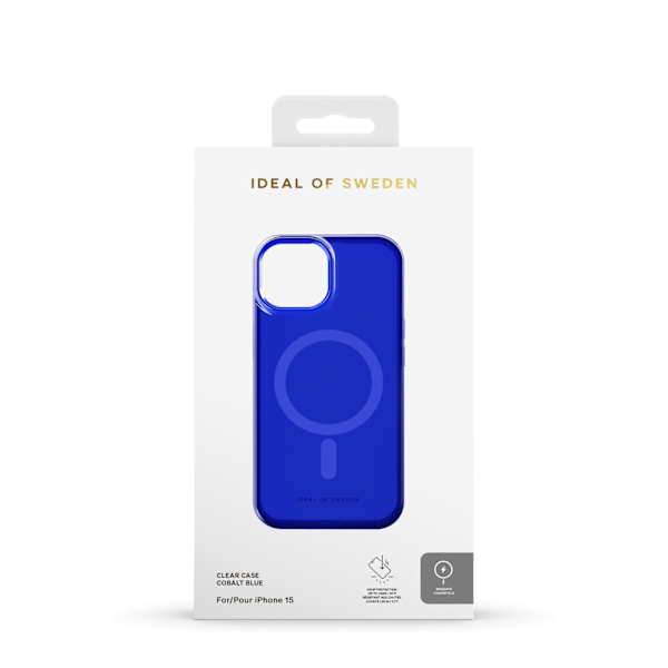 Clear Case MagSafe iPhone 13 / 14 / 15 / 16e Cobalt Blue