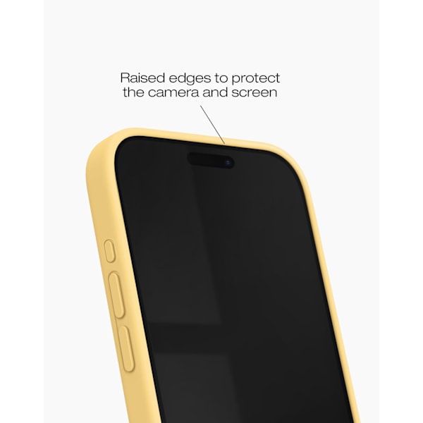 Silicone Case MagSafe iPhone 15 Pro Soft Lemon