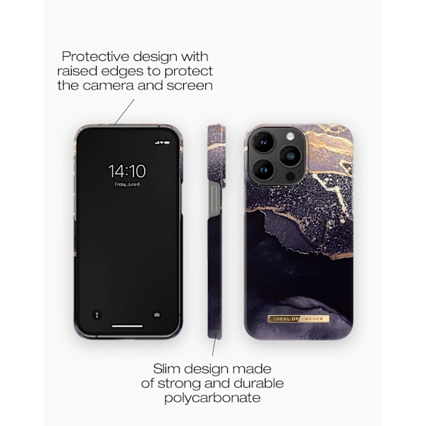 Printed Case MagSafe iPhone 14 Pro Max Golden Twilight Gold
