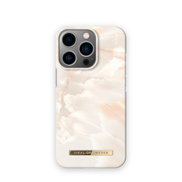 Printed Case iPhone 13 Pro Rose Pearl Marble Pink