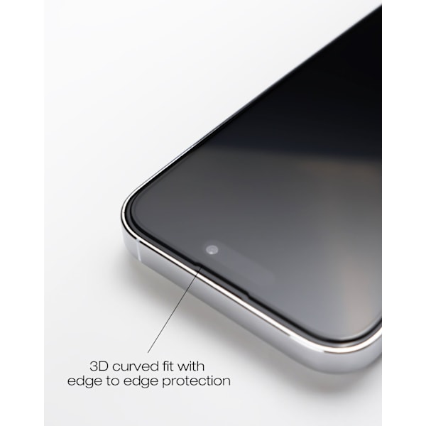 IDEAL Full Coverage Anti Glare Glass iPhone 15 Pro Max