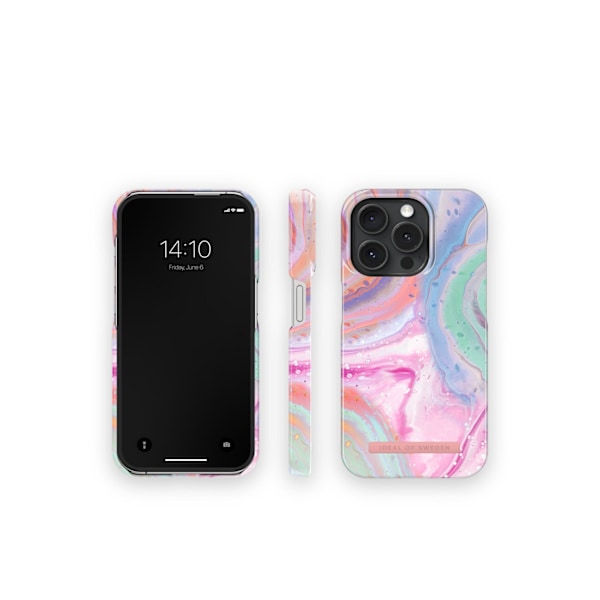 Printed Case MagSafe iPhone 15 Pro Pastel Marble multifärg