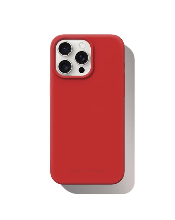 Silicone Case MagSafe iPhone 15 Pro Max Red Röd