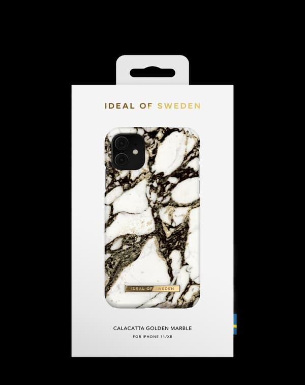Printed Case iPhone 11 / XR Calacatta Golden Marble Gold