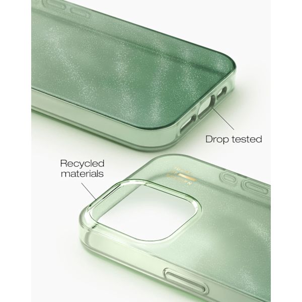 Clear Case iPhone 15 Pro Sage Green