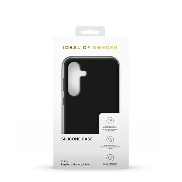 Silicone Case Galaxy S24 Plus / S25 Plus Black Svart