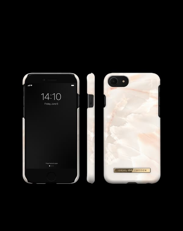 Printed Case iPhone 8 / 7 / 6 / 6S / SE Rose Pearl Marble Pink