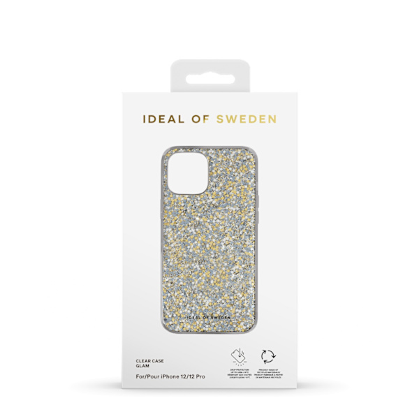 Clear Case iPhone 12 / 12 Pro Glam Transparent