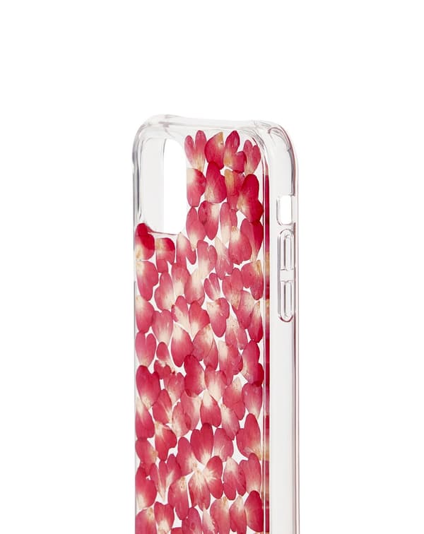 Clear Case iPhone 11 / XR Red Roses Transparent