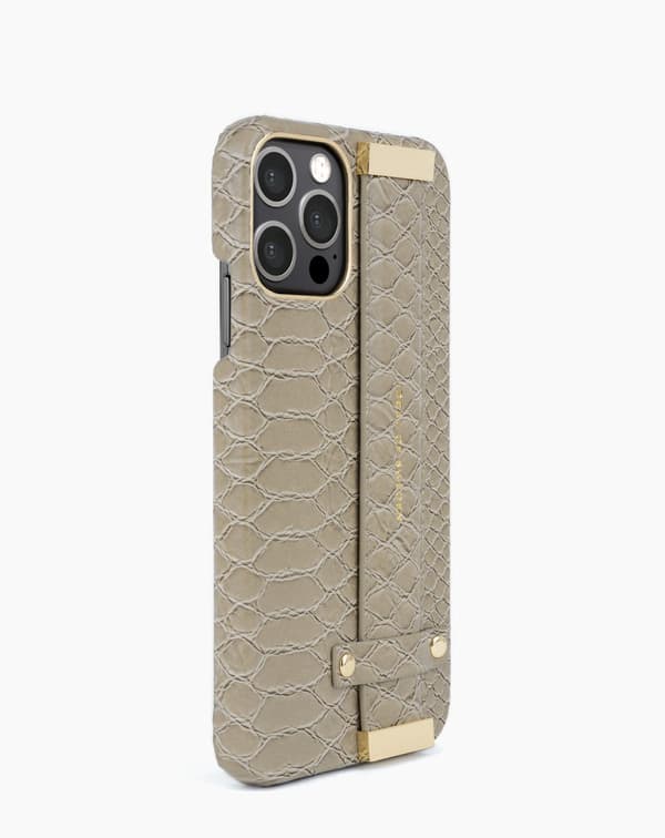 Statement Case iPhone 12 / 12 Pro Arizona Snake s Beige