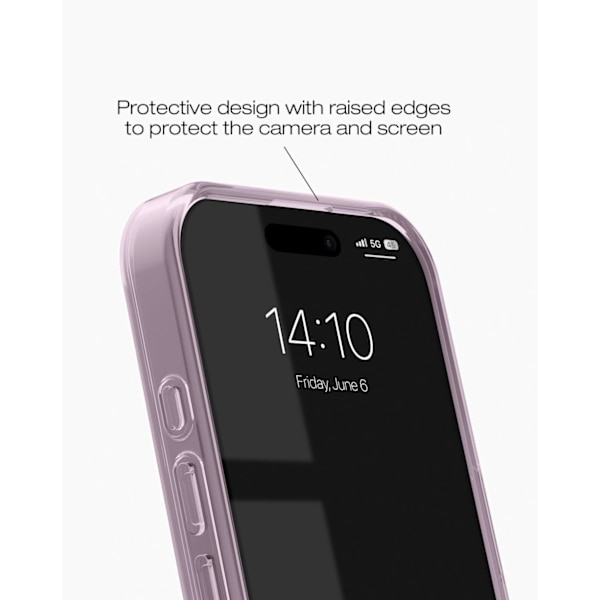 Clear Case iPhone 16 Pro Max Light Pink