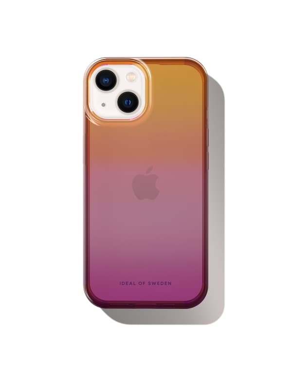 Clear Case iPhone 13 / 14 / 15 / 16e / 17e Vibrant Ombre MultiColor
