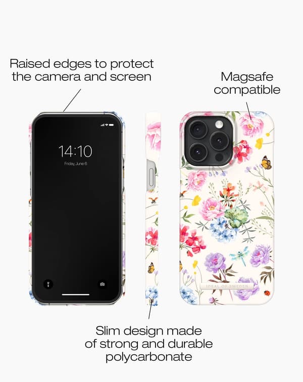 Printed Case MagSafe iPhone 15 Pro Max Forever Flower