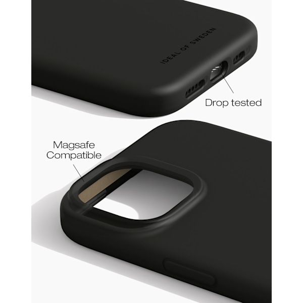 Silicone Case MagSafe iPhone 15 Plus Black