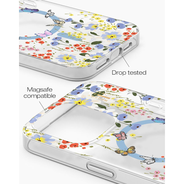 Clear Case MagSafe iPhone 14 Pro Max Artistic Garden Transparent